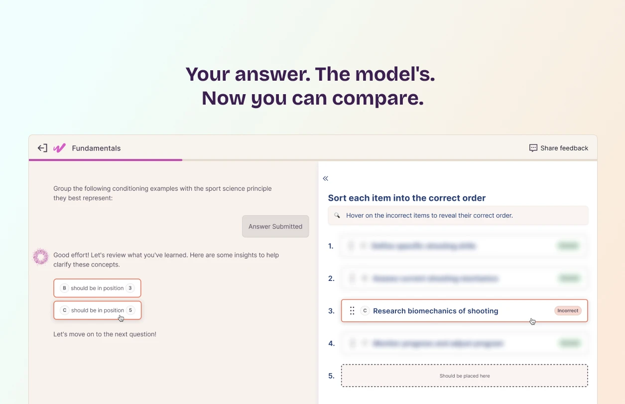 Mid-assessment feedback redesign